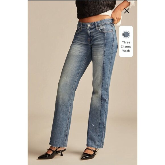 NWT Lucky Jeans Size 18 / 34 Legend Easy Rider Boot Cut Medium Wash Three Charms - Picture 16 of 16